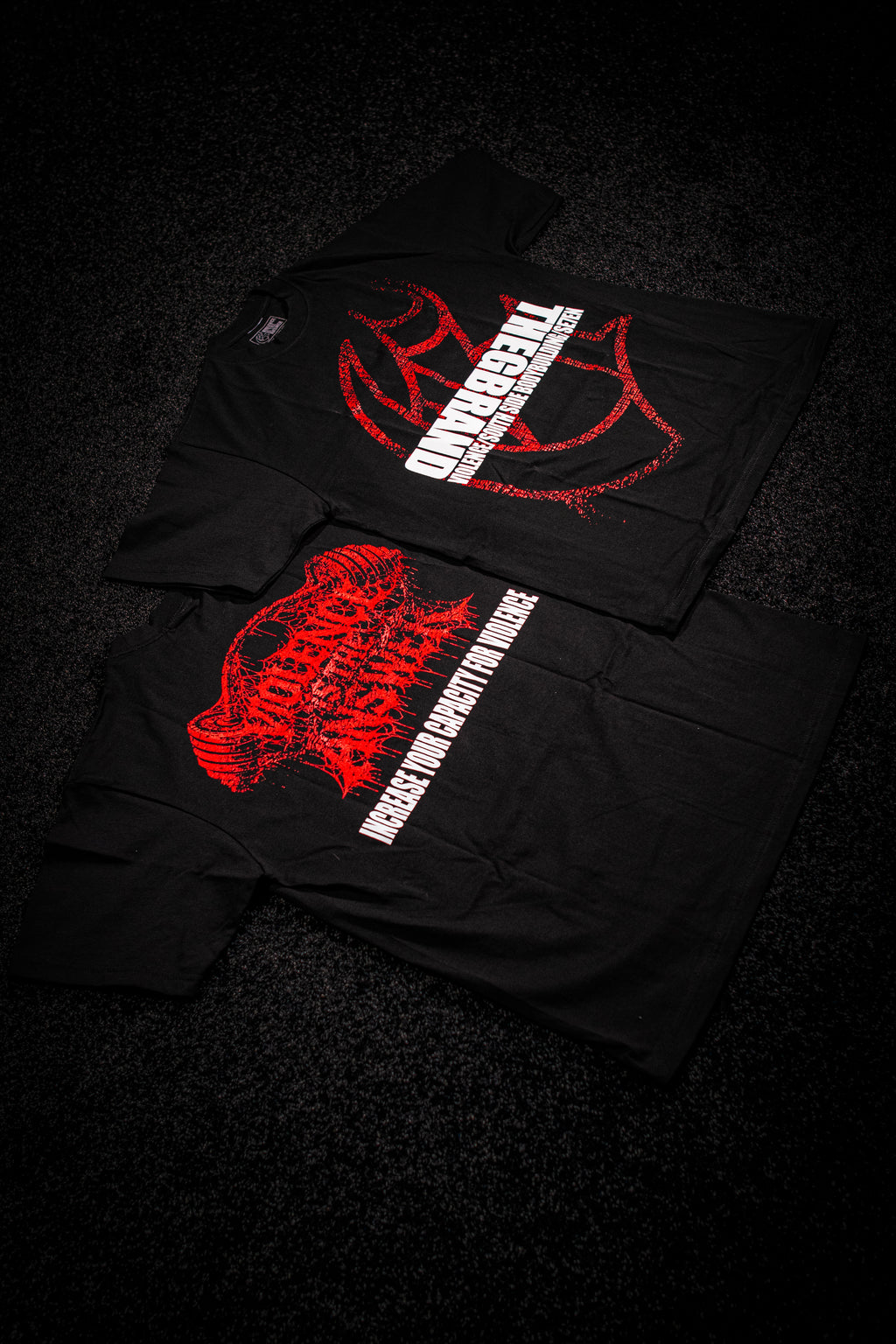 VIOLENCE IS THE ANSWER X SOUTH SIDE BODYBUILDING (RED BARBELL)