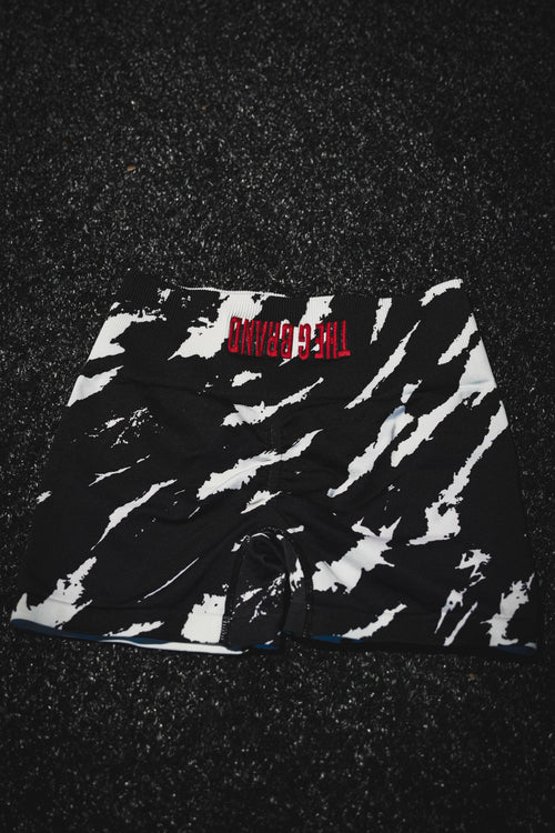 G BOOTY SHORTS (RED BLACK)