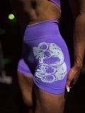 SKULL SHORTS (PURPLE)