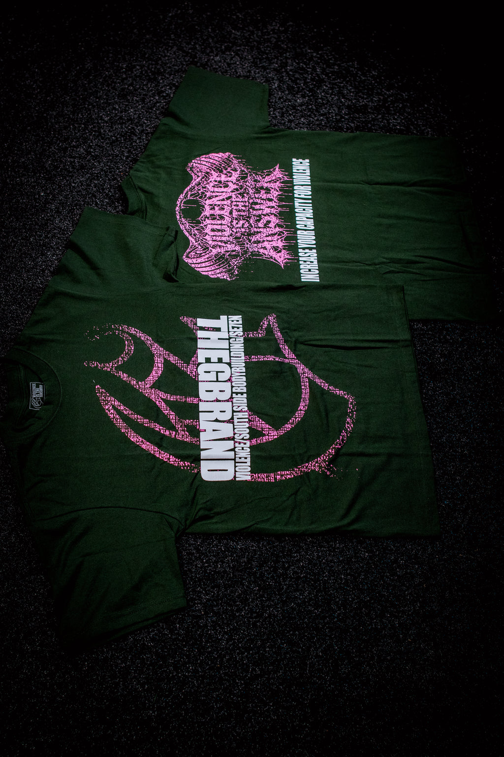 VIOLENCE IS THE ANSWER X SOUTH SIDE BODYBUILDING (PINK BARBELL)